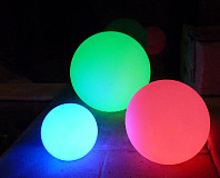 Уличный шар-светильник 220V RGB